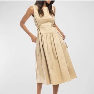 Shoshanna CLARK Tan Sleeveless Dress